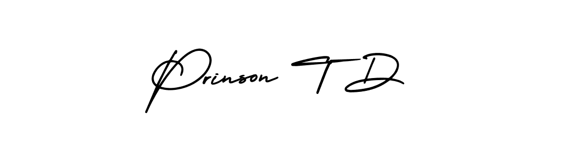 Check out images of Autograph of Prinson T D name. Actor Prinson T D Signature Style. AmerikaSignatureDemo-Regular is a professional sign style online. Prinson T D signature style 3 images and pictures png