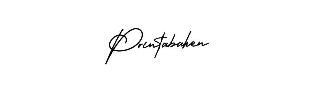 Check out images of Autograph of Printabahen name. Actor Printabahen Signature Style. AmerikaSignatureDemo-Regular is a professional sign style online. Printabahen signature style 3 images and pictures png