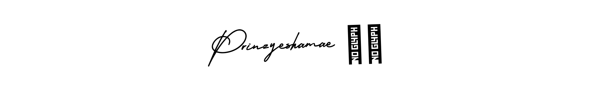 Create a beautiful signature design for name Prinzyeshamae ♥️. With this signature (AmerikaSignatureDemo-Regular) fonts, you can make a handwritten signature for free. Prinzyeshamae ♥️ signature style 3 images and pictures png