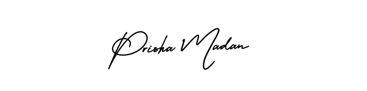 Make a beautiful signature design for name Prisha Madan. Use this online signature maker to create a handwritten signature for free. Prisha Madan signature style 3 images and pictures png