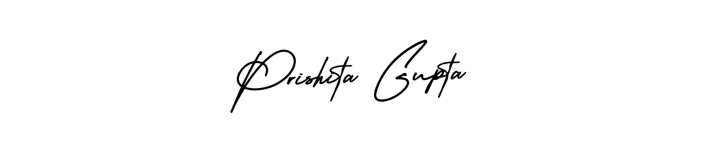 Design your own signature with our free online signature maker. With this signature software, you can create a handwritten (AmerikaSignatureDemo-Regular) signature for name Prishita Gupta. Prishita Gupta signature style 3 images and pictures png