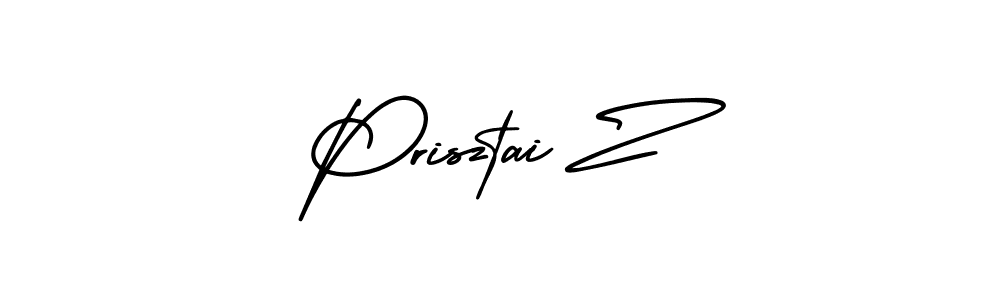 Design your own signature with our free online signature maker. With this signature software, you can create a handwritten (AmerikaSignatureDemo-Regular) signature for name Prisztai Z. Prisztai Z signature style 3 images and pictures png