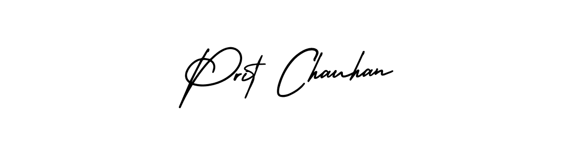 It looks lik you need a new signature style for name Prit Chauhan. Design unique handwritten (AmerikaSignatureDemo-Regular) signature with our free signature maker in just a few clicks. Prit Chauhan signature style 3 images and pictures png