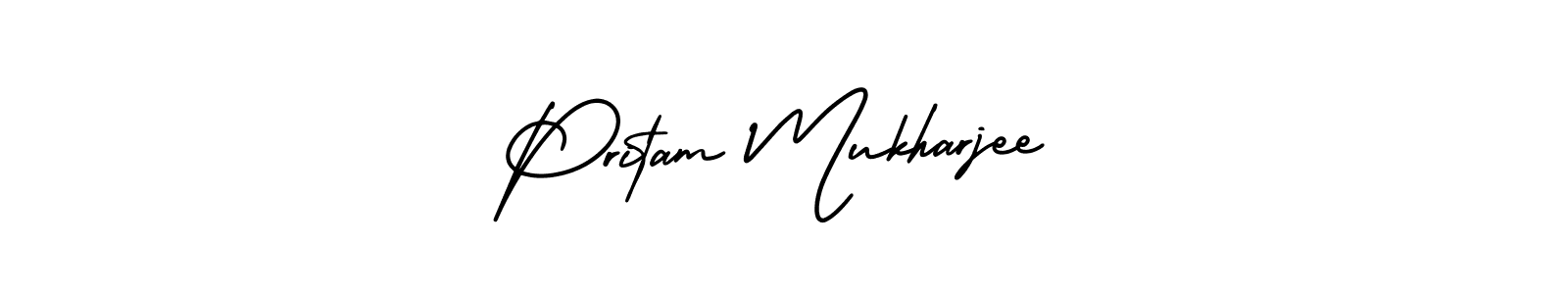 Check out images of Autograph of Pritam Mukharjee name. Actor Pritam Mukharjee Signature Style. AmerikaSignatureDemo-Regular is a professional sign style online. Pritam Mukharjee signature style 3 images and pictures png