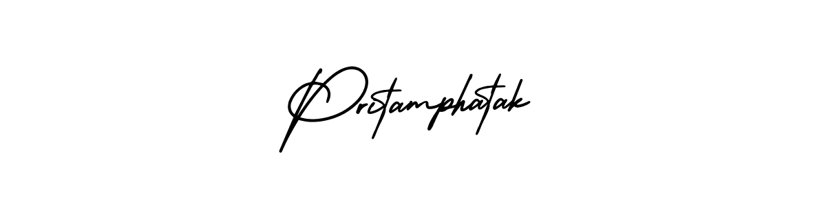 Similarly AmerikaSignatureDemo-Regular is the best handwritten signature design. Signature creator online .You can use it as an online autograph creator for name Pritamphatak. Pritamphatak signature style 3 images and pictures png