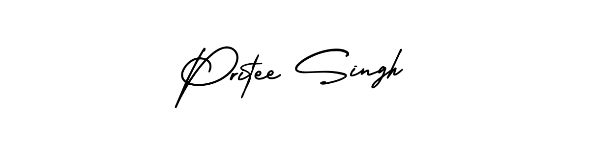 Make a beautiful signature design for name Pritee Singh. With this signature (AmerikaSignatureDemo-Regular) style, you can create a handwritten signature for free. Pritee Singh signature style 3 images and pictures png