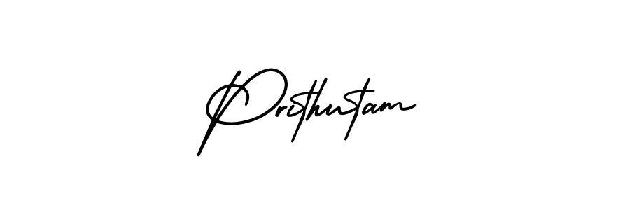 if you are searching for the best signature style for your name Prithutam. so please give up your signature search. here we have designed multiple signature styles  using AmerikaSignatureDemo-Regular. Prithutam signature style 3 images and pictures png