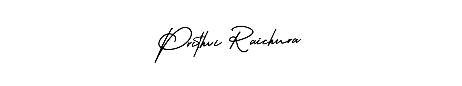 Prithvi Raichura stylish signature style. Best Handwritten Sign (AmerikaSignatureDemo-Regular) for my name. Handwritten Signature Collection Ideas for my name Prithvi Raichura. Prithvi Raichura signature style 3 images and pictures png