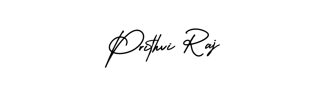 Design your own signature with our free online signature maker. With this signature software, you can create a handwritten (AmerikaSignatureDemo-Regular) signature for name Prithvi Raj. Prithvi Raj signature style 3 images and pictures png