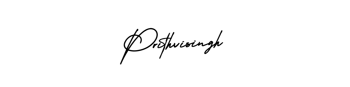 Use a signature maker to create a handwritten signature online. With this signature software, you can design (AmerikaSignatureDemo-Regular) your own signature for name Prithvisingh. Prithvisingh signature style 3 images and pictures png