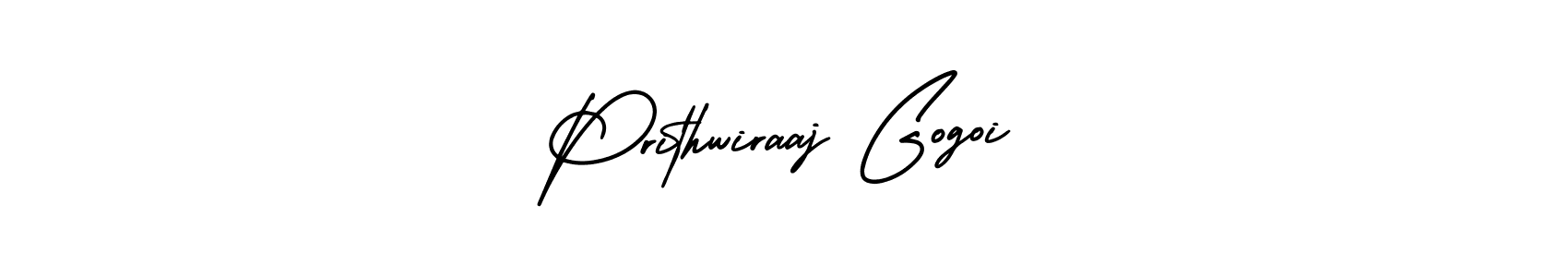 Also we have Prithwiraaj Gogoi name is the best signature style. Create professional handwritten signature collection using AmerikaSignatureDemo-Regular autograph style. Prithwiraaj Gogoi signature style 3 images and pictures png