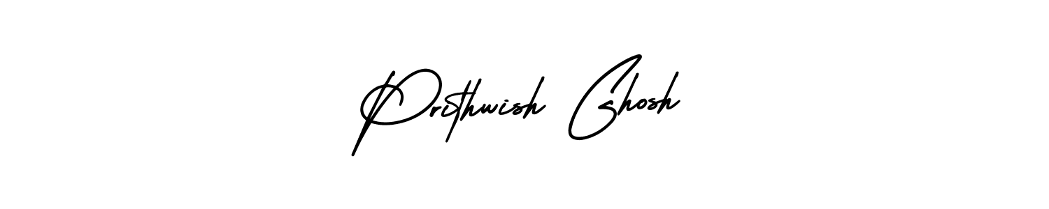 if you are searching for the best signature style for your name Prithwish Ghosh. so please give up your signature search. here we have designed multiple signature styles  using AmerikaSignatureDemo-Regular. Prithwish Ghosh signature style 3 images and pictures png