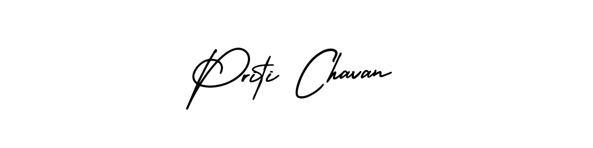 Similarly AmerikaSignatureDemo-Regular is the best handwritten signature design. Signature creator online .You can use it as an online autograph creator for name Priti Chavan. Priti Chavan signature style 3 images and pictures png