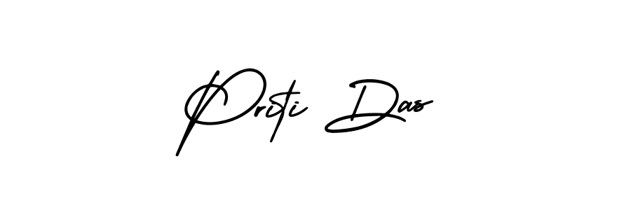 Make a beautiful signature design for name Priti Das. With this signature (AmerikaSignatureDemo-Regular) style, you can create a handwritten signature for free. Priti Das signature style 3 images and pictures png