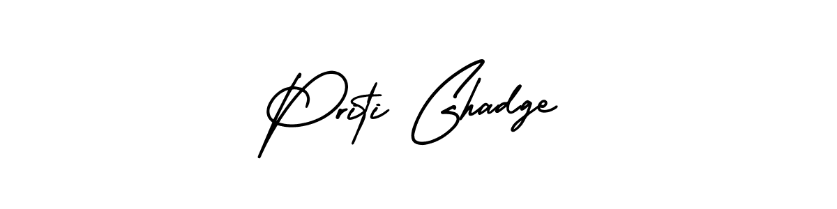 Here are the top 10 professional signature styles for the name Priti Ghadge. These are the best autograph styles you can use for your name. Priti Ghadge signature style 3 images and pictures png