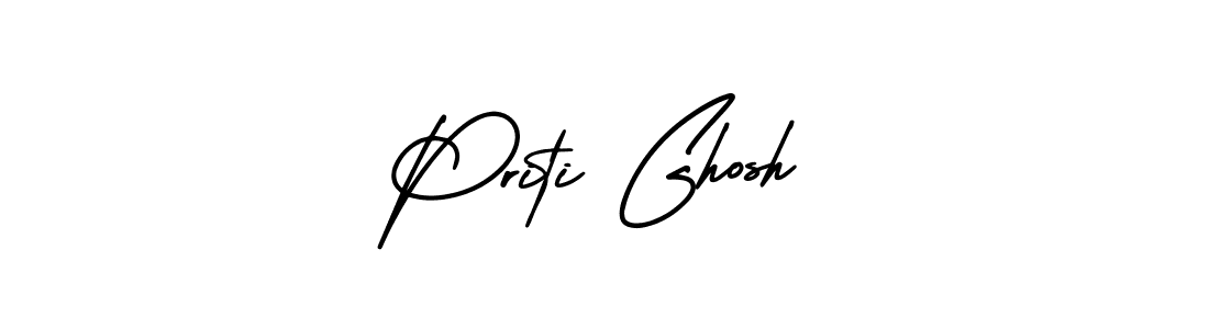 Make a beautiful signature design for name Priti Ghosh. Use this online signature maker to create a handwritten signature for free. Priti Ghosh signature style 3 images and pictures png