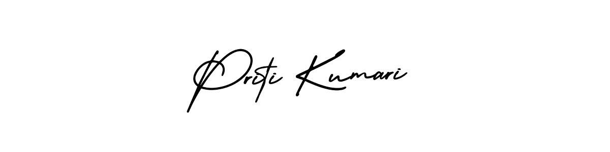 How to make Priti Kumari signature? AmerikaSignatureDemo-Regular is a professional autograph style. Create handwritten signature for Priti Kumari name. Priti Kumari signature style 3 images and pictures png