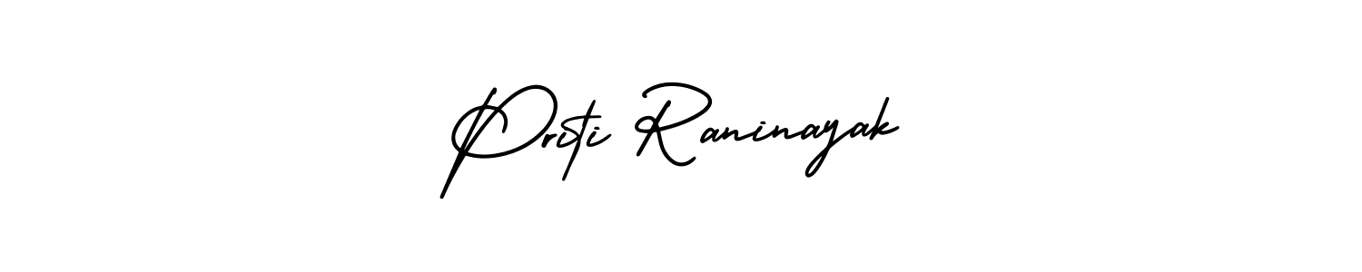 if you are searching for the best signature style for your name Priti Raninayak. so please give up your signature search. here we have designed multiple signature styles  using AmerikaSignatureDemo-Regular. Priti Raninayak signature style 3 images and pictures png