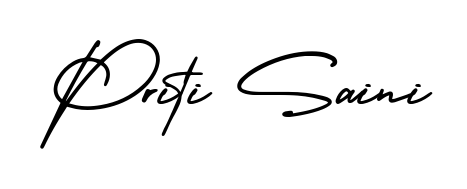 The AmerikaSignatureDemo-Regular font gives name Priti Saini a signature that looks effortless yet distinguished. Download high-res PNG instantly. Priti Saini signature style 3 images and pictures png