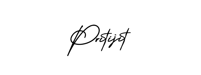AmerikaSignatureDemo-Regular is a professional signature style that is perfect for those who want to add a touch of class to their signature. It is also a great choice for those who want to make their signature more unique. Get Pritijit name to fancy signature for free. Pritijit signature style 3 images and pictures png