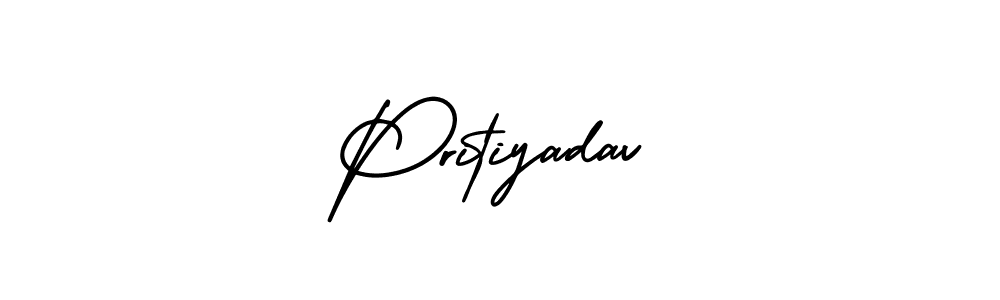 AmerikaSignatureDemo-Regular is a professional signature style that is perfect for those who want to add a touch of class to their signature. It is also a great choice for those who want to make their signature more unique. Get Pritiyadav name to fancy signature for free. Pritiyadav signature style 3 images and pictures png