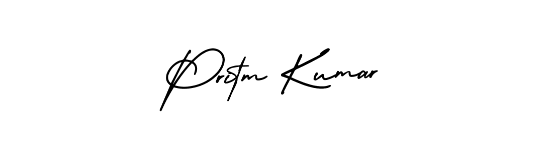 Similarly AmerikaSignatureDemo-Regular is the best handwritten signature design. Signature creator online .You can use it as an online autograph creator for name Pritm Kumar. Pritm Kumar signature style 3 images and pictures png