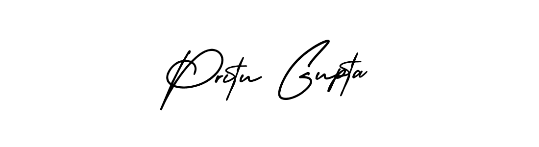 Also we have Pritu Gupta name is the best signature style. Create professional handwritten signature collection using AmerikaSignatureDemo-Regular autograph style. Pritu Gupta signature style 3 images and pictures png