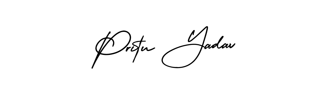 Check out images of Autograph of Pritu Yadav name. Actor Pritu Yadav Signature Style. AmerikaSignatureDemo-Regular is a professional sign style online. Pritu Yadav signature style 3 images and pictures png