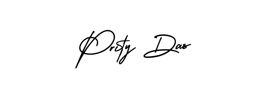 Create a beautiful signature design for name Prity Das. With this signature (AmerikaSignatureDemo-Regular) fonts, you can make a handwritten signature for free. Prity Das signature style 3 images and pictures png