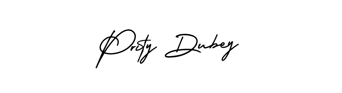 Best and Professional Signature Style for Prity Dubey. AmerikaSignatureDemo-Regular Best Signature Style Collection. Prity Dubey signature style 3 images and pictures png