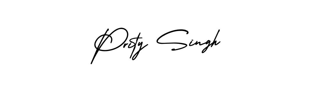 Use a signature maker to create a handwritten signature online. With this signature software, you can design (AmerikaSignatureDemo-Regular) your own signature for name Prity Singh. Prity Singh signature style 3 images and pictures png