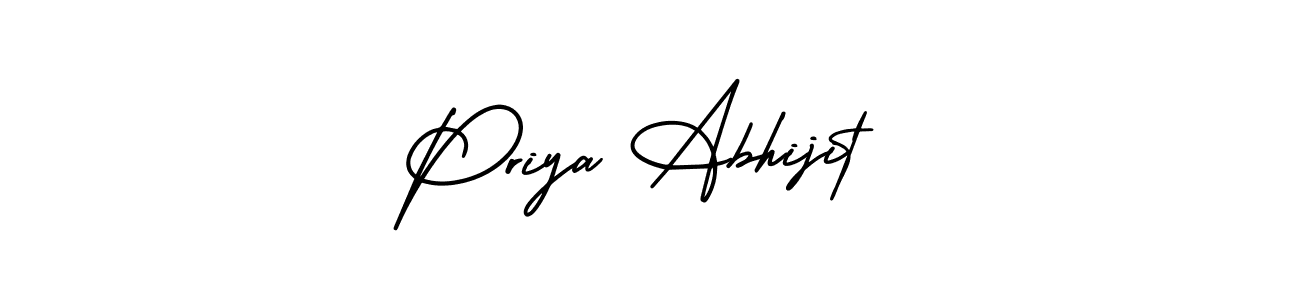 Make a short Priya Abhijit signature style. Manage your documents anywhere anytime using AmerikaSignatureDemo-Regular. Create and add eSignatures, submit forms, share and send files easily. Priya Abhijit signature style 3 images and pictures png