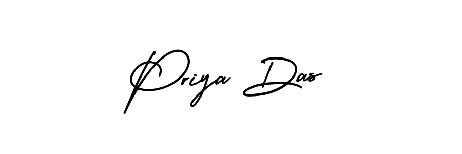 Create a beautiful signature design for name Priya Das. With this signature (AmerikaSignatureDemo-Regular) fonts, you can make a handwritten signature for free. Priya Das signature style 3 images and pictures png