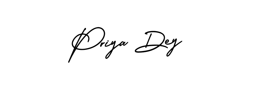 AmerikaSignatureDemo-Regular is a professional signature style that is perfect for those who want to add a touch of class to their signature. It is also a great choice for those who want to make their signature more unique. Get Priya Dey name to fancy signature for free. Priya Dey signature style 3 images and pictures png