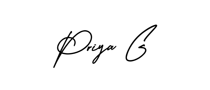 Best and Professional Signature Style for Priya G. AmerikaSignatureDemo-Regular Best Signature Style Collection. Priya G signature style 3 images and pictures png
