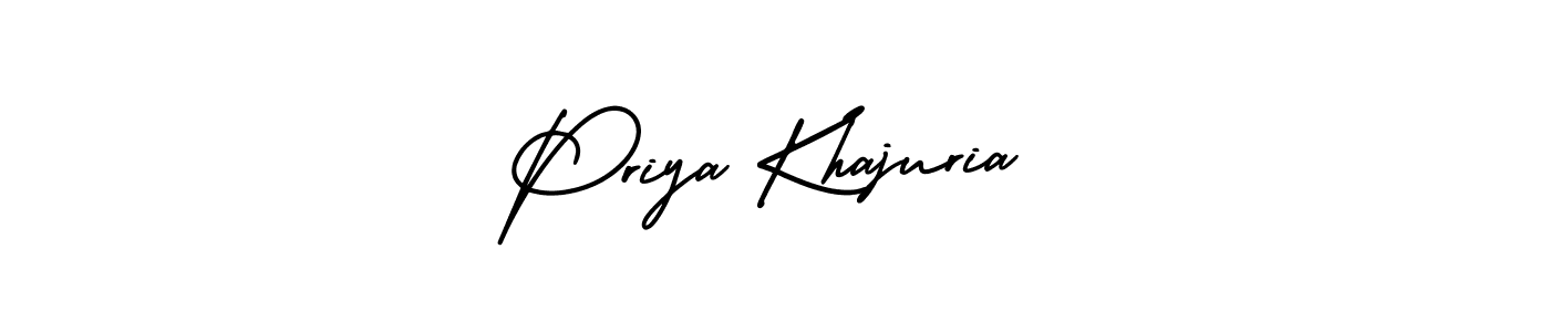 Make a beautiful signature design for name Priya Khajuria. With this signature (AmerikaSignatureDemo-Regular) style, you can create a handwritten signature for free. Priya Khajuria signature style 3 images and pictures png