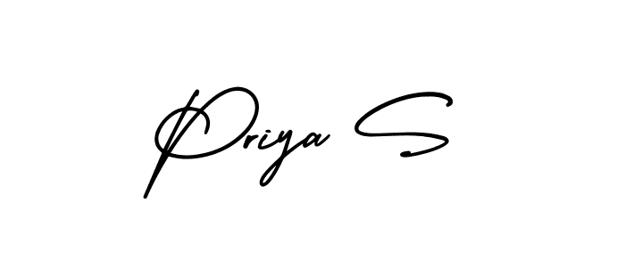 Make a beautiful signature design for name Priya S. Use this online signature maker to create a handwritten signature for free. Priya S signature style 3 images and pictures png