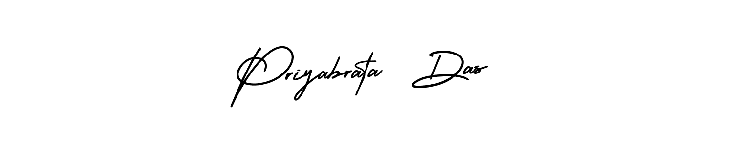 Use a signature maker to create a handwritten signature online. With this signature software, you can design (AmerikaSignatureDemo-Regular) your own signature for name Priyabrata  Das. Priyabrata  Das signature style 3 images and pictures png