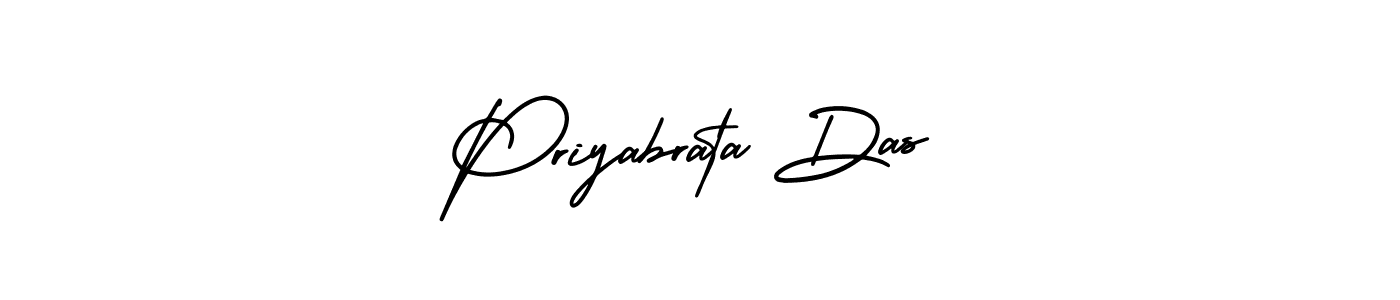 Priyabrata Das stylish signature style. Best Handwritten Sign (AmerikaSignatureDemo-Regular) for my name. Handwritten Signature Collection Ideas for my name Priyabrata Das. Priyabrata Das signature style 3 images and pictures png