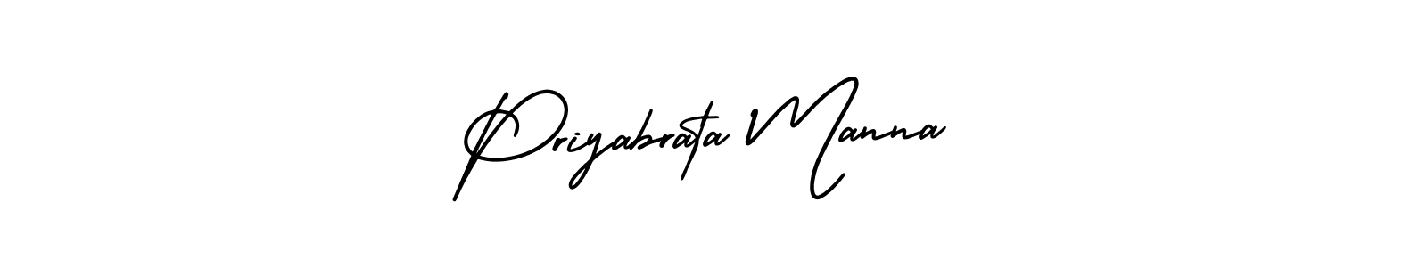 Make a beautiful signature design for name Priyabrata Manna. Use this online signature maker to create a handwritten signature for free. Priyabrata Manna signature style 3 images and pictures png