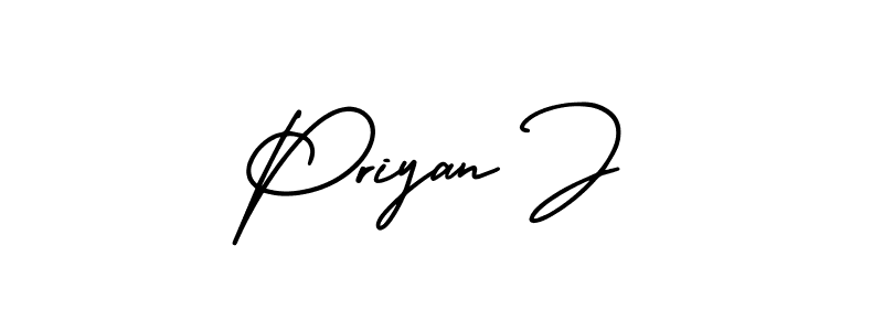 Check out images of Autograph of Priyan J name. Actor Priyan J Signature Style. AmerikaSignatureDemo-Regular is a professional sign style online. Priyan J signature style 3 images and pictures png