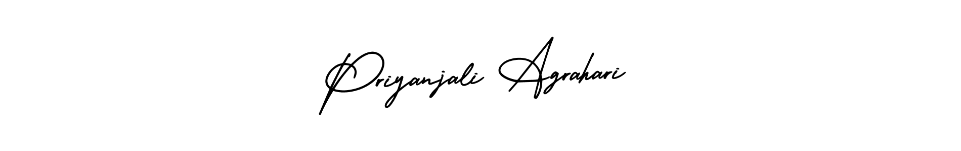 Also we have Priyanjali Agrahari name is the best signature style. Create professional handwritten signature collection using AmerikaSignatureDemo-Regular autograph style. Priyanjali Agrahari signature style 3 images and pictures png