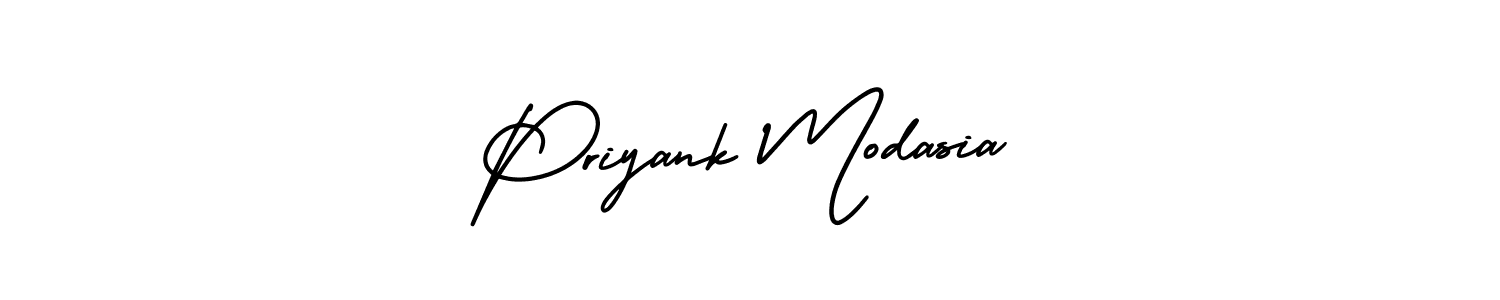 This is the best signature style for the Priyank Modasia name. Also you like these signature font (AmerikaSignatureDemo-Regular). Mix name signature. Priyank Modasia signature style 3 images and pictures png