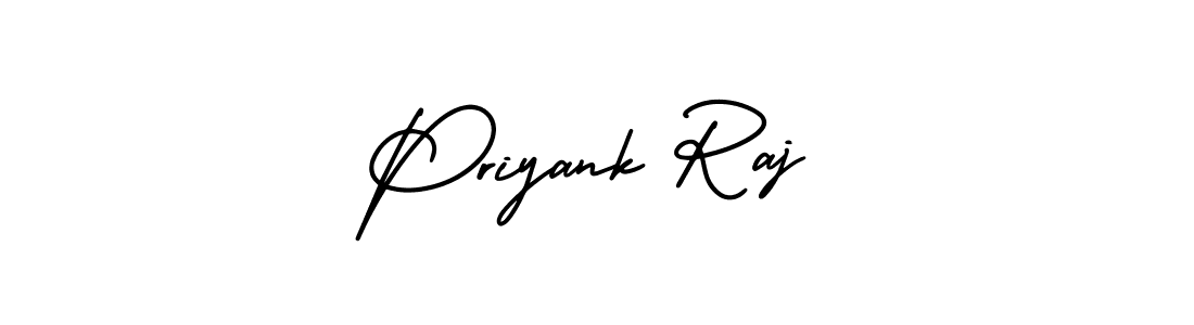 Create a beautiful signature design for name Priyank Raj. With this signature (AmerikaSignatureDemo-Regular) fonts, you can make a handwritten signature for free. Priyank Raj signature style 3 images and pictures png