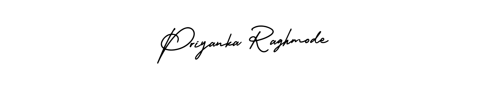 This is the best signature style for the Priyanka Raghmode name. Also you like these signature font (AmerikaSignatureDemo-Regular). Mix name signature. Priyanka Raghmode signature style 3 images and pictures png