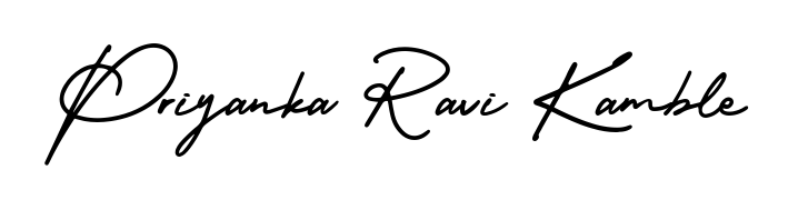 This is the best signature style for the Priyanka Ravi Kamble name. Also you like these signature font (AmerikaSignatureDemo-Regular). Mix name signature. Priyanka Ravi Kamble signature style 3 images and pictures png