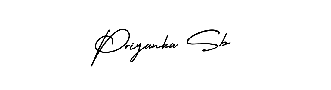 Make a beautiful signature design for name Priyanka Sb. With this signature (AmerikaSignatureDemo-Regular) style, you can create a handwritten signature for free. Priyanka Sb signature style 3 images and pictures png