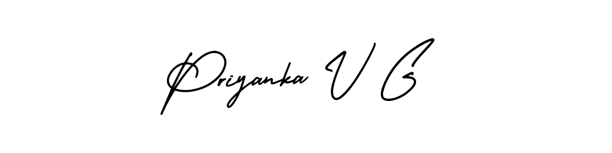 Best and Professional Signature Style for Priyanka V G. AmerikaSignatureDemo-Regular Best Signature Style Collection. Priyanka V G signature style 3 images and pictures png