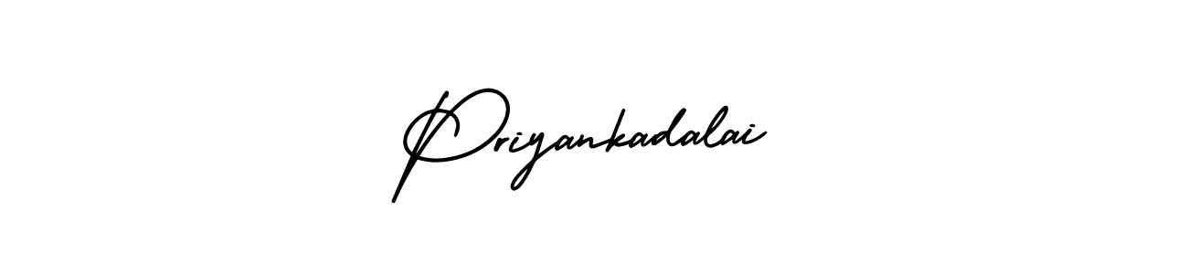 Create a beautiful signature design for name Priyankadalai. With this signature (AmerikaSignatureDemo-Regular) fonts, you can make a handwritten signature for free. Priyankadalai signature style 3 images and pictures png