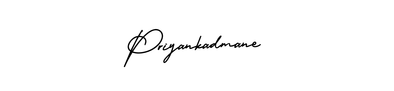 It looks lik you need a new signature style for name Priyankadmane. Design unique handwritten (AmerikaSignatureDemo-Regular) signature with our free signature maker in just a few clicks. Priyankadmane signature style 3 images and pictures png